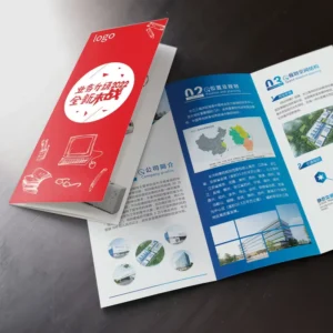 Customized Design Flyers Fold Instructions Coated Paper Promotion Leaflet Printing Flyer Paper Business Advertising