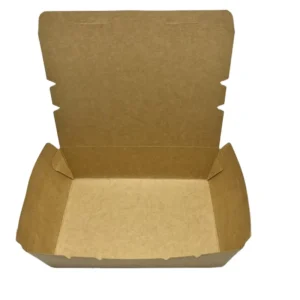 Customized Disposable Kraft Paper Box with Lid