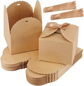 Customized Disposable Kraft Paper Gift Box
