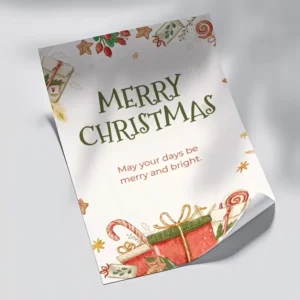 Customized Double-Sided Digital Printed Art Paper Promotional Poster