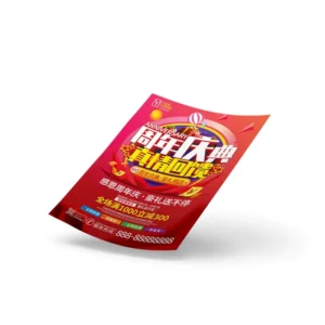 Customized Double Sided Printed Copperplate Paper Menu Brochure Poster Product Advertising Introduction Manual