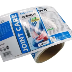 Customized Durable Waterproof Adhesive PE Labels Octagonal Anti-Ultraviolet Eye Drop Liquid Packaging