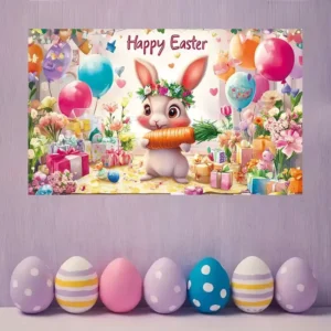 Customized Easter and Father’s Day Banners Large Holiday Background Banner