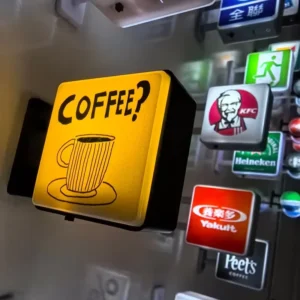Customized Eco-Friendly LED Magnetic Refrigerator Sticker (4x4cm) UV Print for Home Decor and Business Giveaways