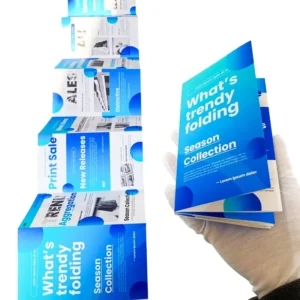 Customized Fold Brochure Pocket Magazine Flyer Booklet Printing Guidelines Instructions
