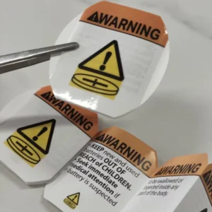 Customized Folding Booklet Label Sticker Multi Layer Folded Self Adhesive Label for Product Instruction Packaging