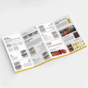 Customized Four-fold Brochure Pocket Magazine Flyer Booklet Printing Guidelines Instructions