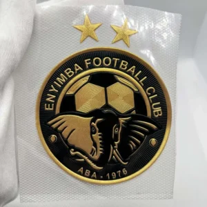 Customized Gold Color Heat Transfer TPU Logo Patches 3D Embossed Iron-On Rubber Labels for Garments Factory TPU