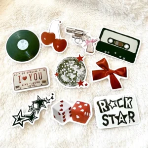 Customized Hand-Painted Wall Stickers Personalized Transparent Account Stickers Waterproof