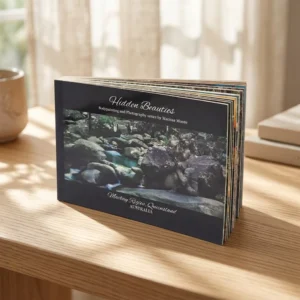 Customized Hardcover Art and Design Adult Book with Color Cover, CMYK Printing, Landscape Pictures