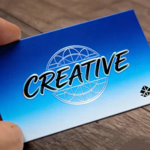 Customized High End Business Cards with Personalized Logo Printing Coated Paper Custom Color & Hot Stamping for Enterprises