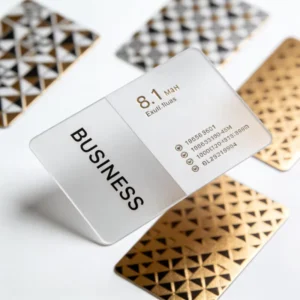 Customized High End Business Cards with Personalized Logo Printing Coated Paper Custom Color & Hot Stamping for Enterprises
