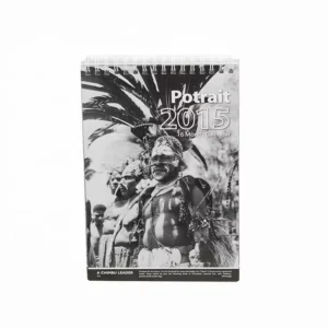 Customized High Quality Creative Design Offset Paper 12 Sheets Photo Frame Table Calendar Desk Pad