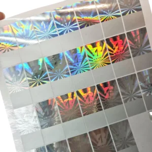 Customized Holographic PVC UV-Resistant Anti-Counterfeit Packaging Stickers