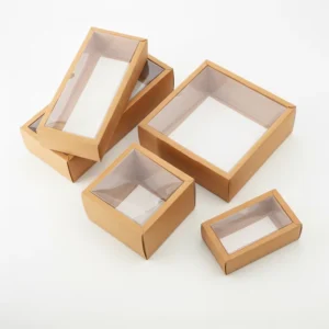 Customized Kraft Paper Packaging Box with Laminated Design and Biodegradable Material