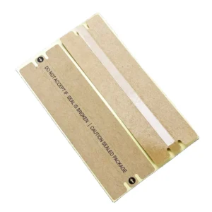 Customized Kraft Paper Tamper-Evident Security Seal Sticker Easy-Tear Zipper Strip for Airplane Boxes