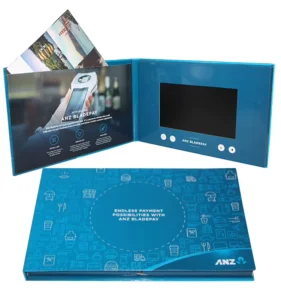 Customized LCD Video Advertising Brochure Digital Gift Card for Business Invitation Instruction Book Commerical Gift Card