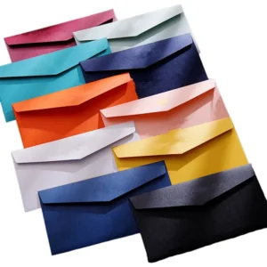 Customized Logo Cardboard Envelope Packaging with Paper Wallet Gift Envelope