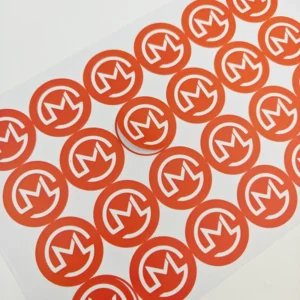 Customized Logo Holographic Waterproof Anti-Tamper Sticker Labels for Bottles and Grocery Packaging