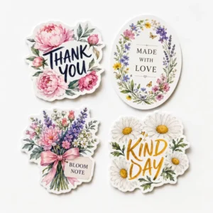 Customized Logo Printed Die-Cut Waterproof Cartoon Holographic Vinyl Stickers Manufacturer