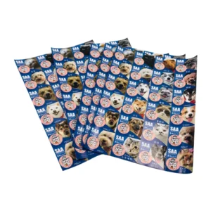 Customized Logo-Printed Durable Oil-Proof Scratch-Resistant Self-Adhesive Coated Paper Labels for Packaging
