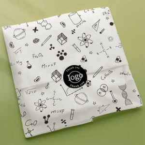 Customized Logo Printed Tissue Wrapping Paper for Cosmetics, Clothing, and Gift Packaging