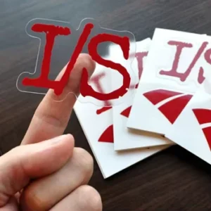 Customized Low Sticky Reusable Waterproof Removable Sticker
