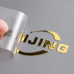 Customized Metal Nickel Decal Label 3D Transfer Sticker Embossed Metal Logo Sticker for Perfume Bottles