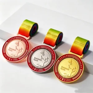 Customized Metal Sports Medals for School Marathons Football Basketball Table Tennis Badminton Casting Engraved Medal