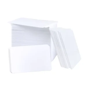 Customized NFC Blank PVC Smart Card Waterproof Rewritable Mini Tag T5577 Chip 125kHz RFID White for Payment Identification
