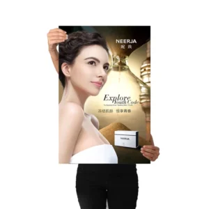 Customized Offset Printed Flyer and Poster Glossy Art Paper CMYK Lamination Duplex Board Paper