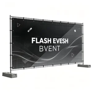 Customized Outdoor Waterproof Eco-Friendly PVC Vinyl Polyester Banner with Printed Logo for Exhibitions and Trade Shows
