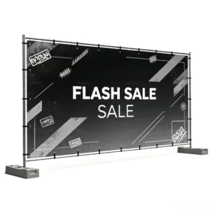 Customized Outdoor Waterproof Eco-Friendly Reusable Retractable Foldable Vinyl Polyester Banner Thermal Transfer Printed Logo