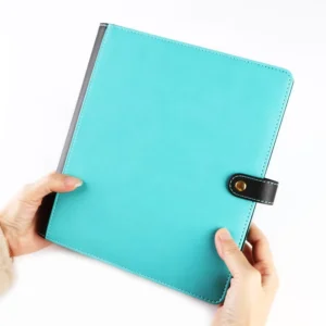 Customized PU and Leather Hardcover Photo Album Frames with Custom Logo and 2 Pockets