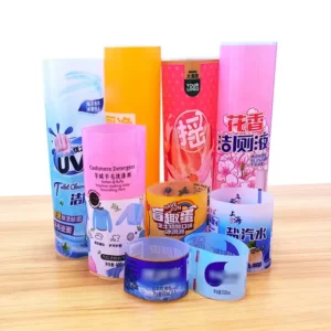 Customized PVC PET Heat-Shrink Label Sleeve for Bottle Packaging Vodka Soda Beer Custom Printed Design