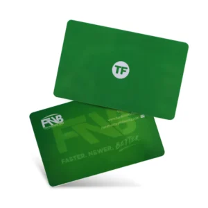 Customized PVC Plastic Business Visiting Card Hot Stamping Surface Finish Glossy Matt