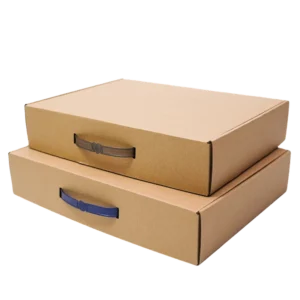 Customized Paper Packaging Boxes with Handle for Shopping, Shipping, and Gifts