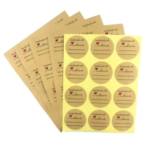 Customized Personality logo Thank You Cards and Stickers for Small Business