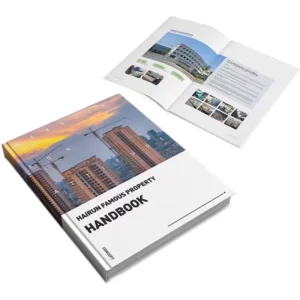 Customized Printed Hardcover Brochure for Training Materials, Personal Portfolios, and Company Brochures
