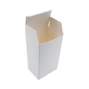 Customized Printed Kraft Paper Foldable Gift Packaging Box, White Cardboard with Custom Logo