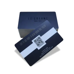 Customized Printed Supermarket Business VIP Loyalty Cards with QR Code