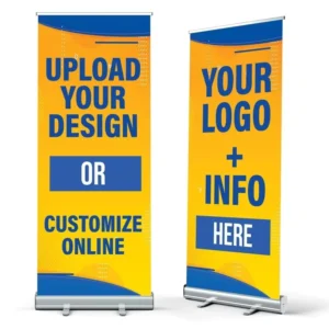 Customized Retractable Roll-Up Banner 31″x80″ 33″x80″ for Trade Show