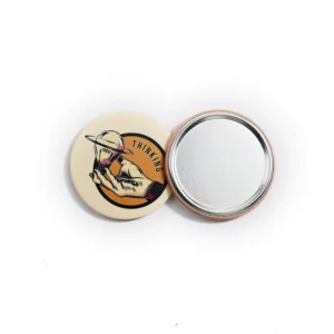 Customized Round Metal Button Badge Refrigerator Magnet Tourist Souvenir