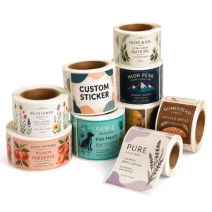 Customized Round Vintage Stickersheet Printing