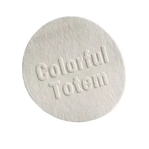 Customized Self-Adhesive 3D Embossed Scratch-Off Paper Sticker Gift Box Packaging Sealing Label with Brand Logo