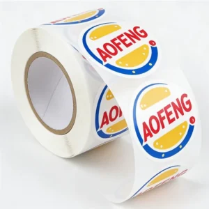 Customized Small Art Paper Vinyl Round Waterproof PVC Self-Adhesive Stickers for Promotion and Packaging Labels