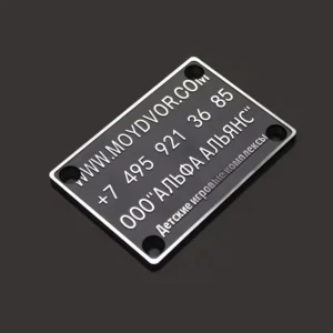 Customized Stainless Steel Nameplate Silk Screen UV Printing Brushed Finish Painted Plating Custom Color Shape Metal Labels Logo
