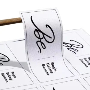 Customized Stickers Gifts Transparent Trademarks Hot Stamping Silver Printing Adhesive Stickers Small Advertising Labels
