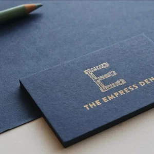 Customized Thank-you Cards Gold Foil Printed Cards High-end Customized Business Cards Company Cards for Introduction