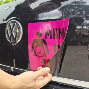 Customized UV Resistant Waterproof Magnetic Sticker for Car Vehicle and Trucks Digital & UV Printed Custom Magnetic Sign Decal